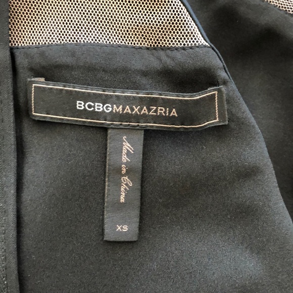 BCBG Black Top with Lace - Picture 4 of 4